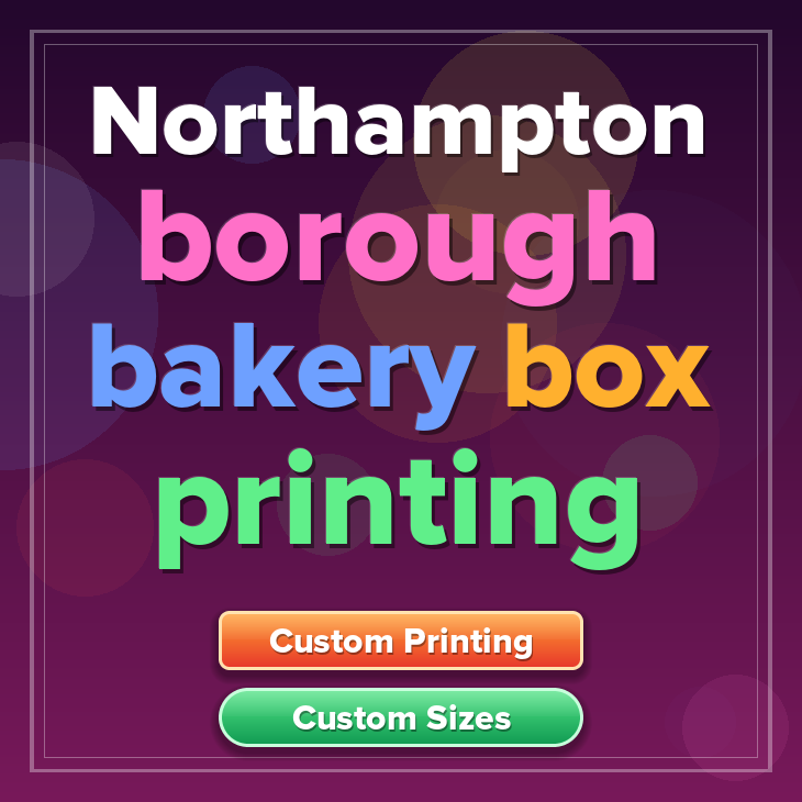 Northampton Borough bakery box printing