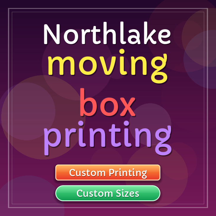 Northlake moving box printing