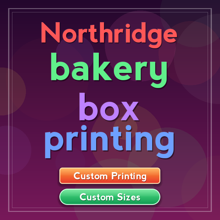 Northridge bakery box printing
