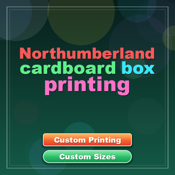 Northumberland cardboard box printing