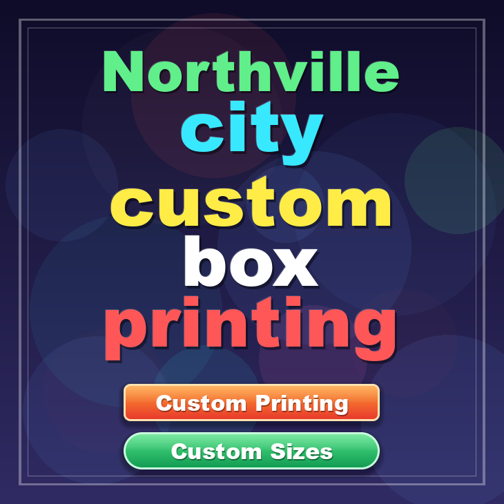 Northville city custom box printing