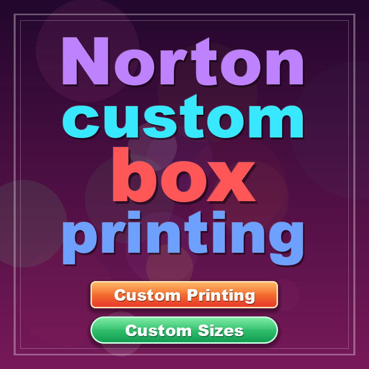 Norton custom box printing