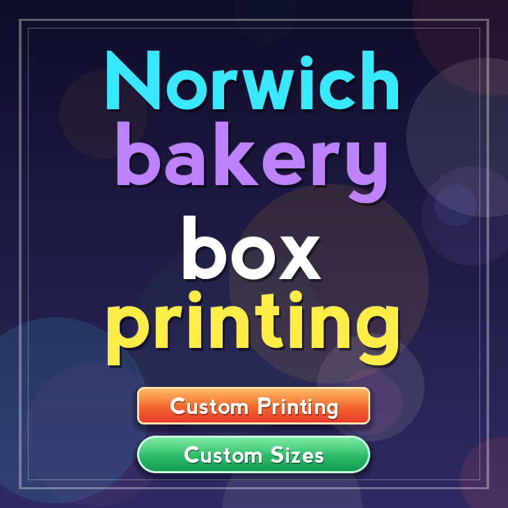 Norwich bakery box printing