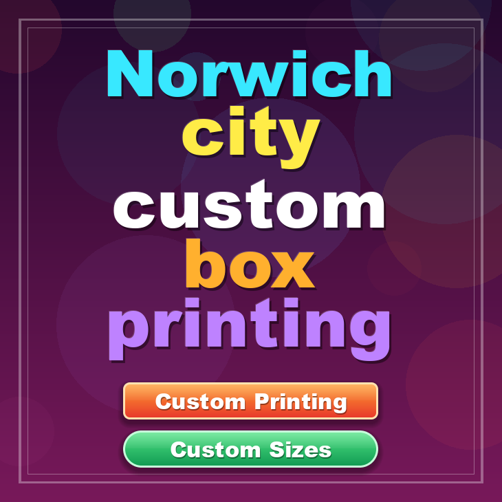 Norwich city custom box printing