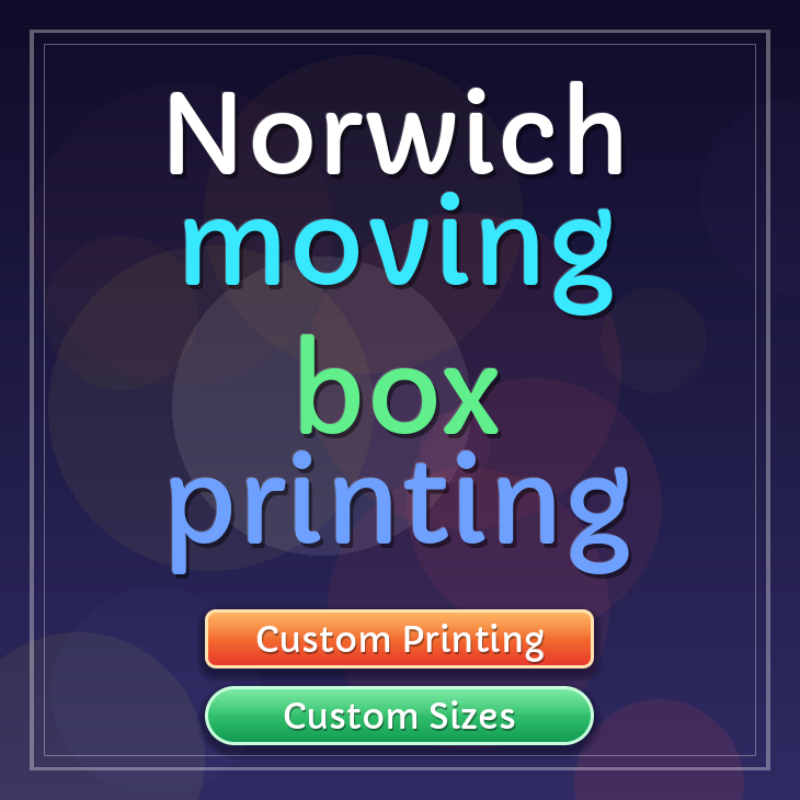 Norwich moving box printing