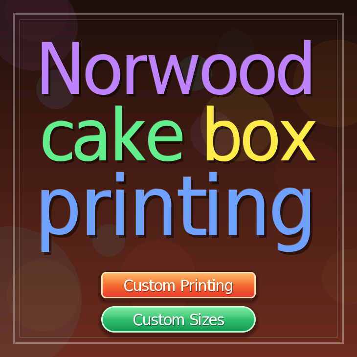 Norwood cake box printing