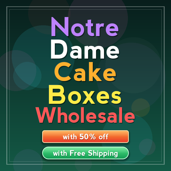 Notre Dame cake boxes