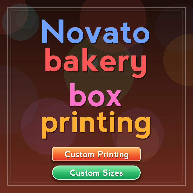 Novato bakery box printing