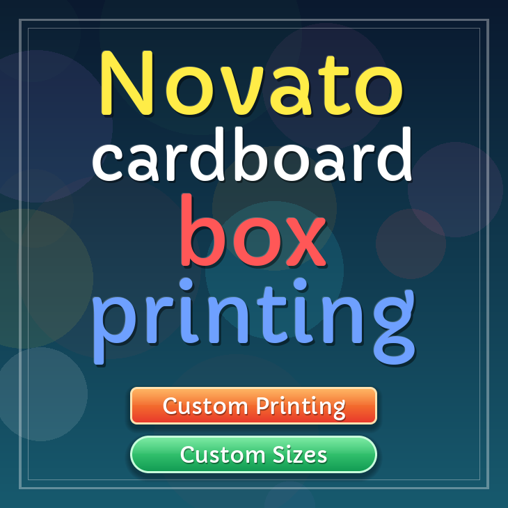 Novato cardboard box printing