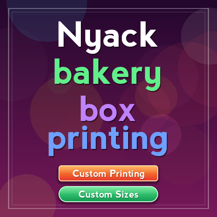 Nyack bakery box printing