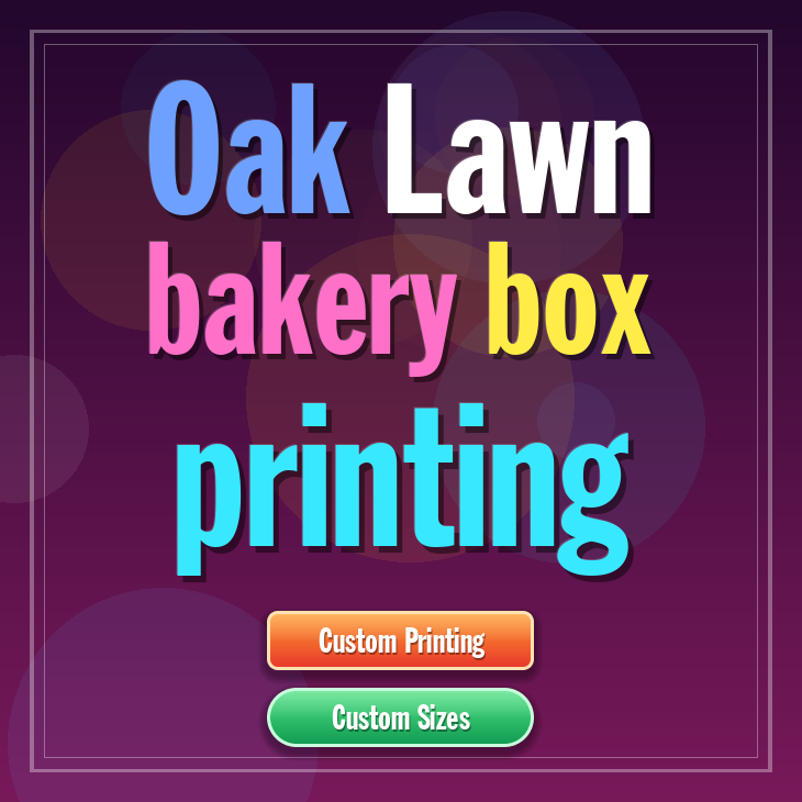 Oak Lawn bakery box printing