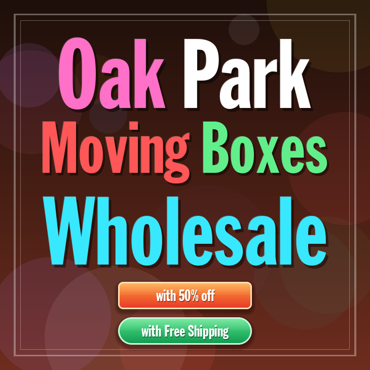 Oak Park moving boxes