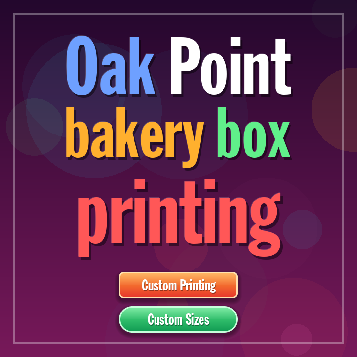 Oak Point bakery box printing