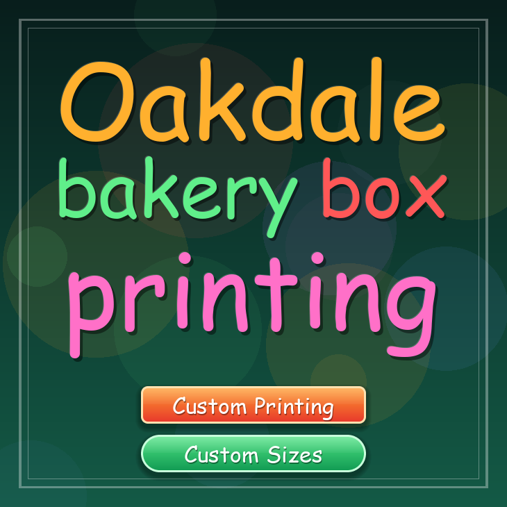Oakdale bakery box printing