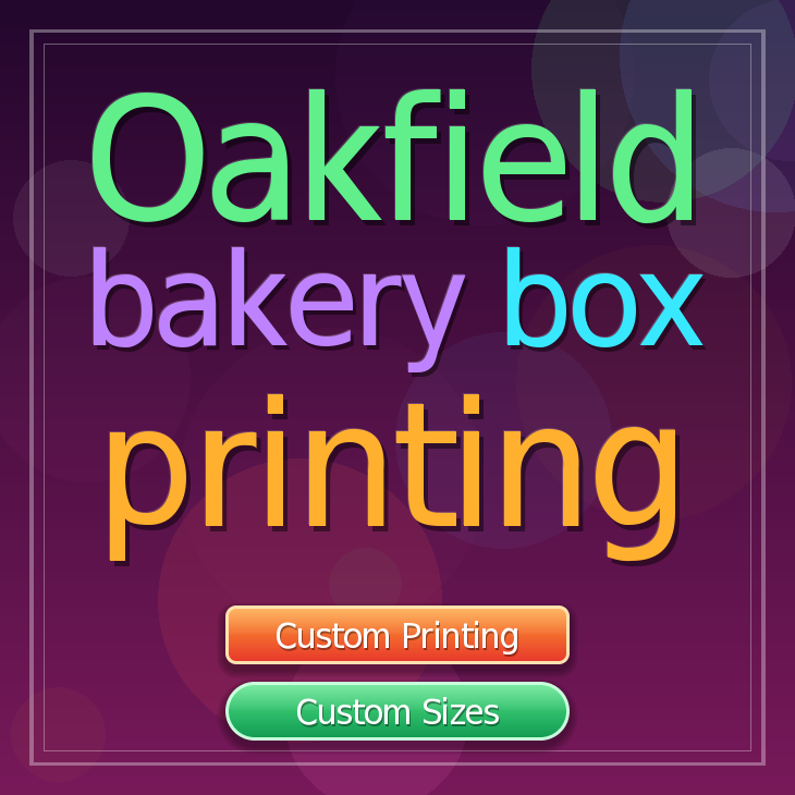Oakfield bakery box printing