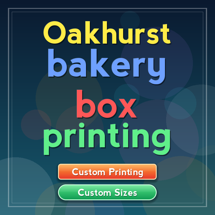 Oakhurst bakery box printing