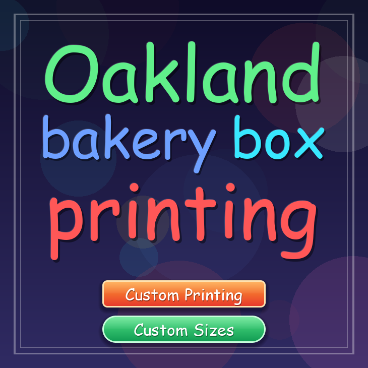 Oakland bakery box printing