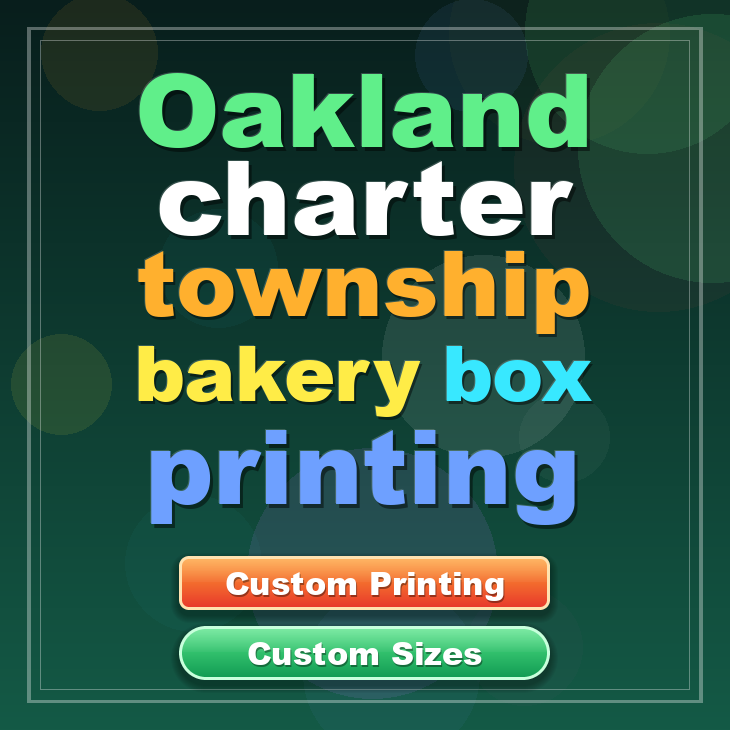 Oakland Charter Township bakery box printing
