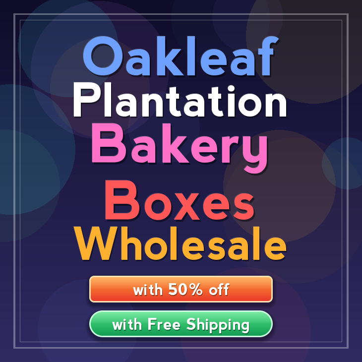 Oakleaf Plantation bakery boxes