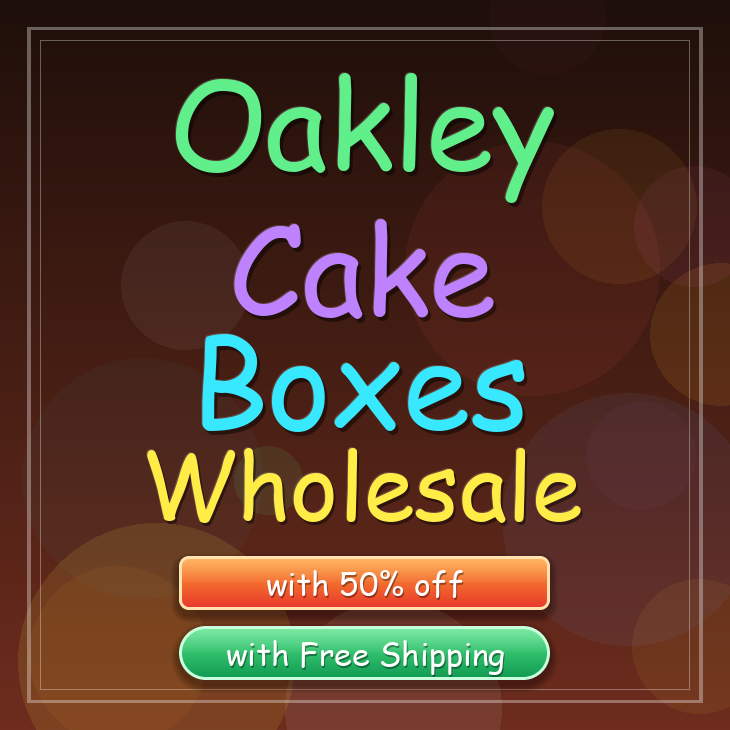 Oakley cake boxes
