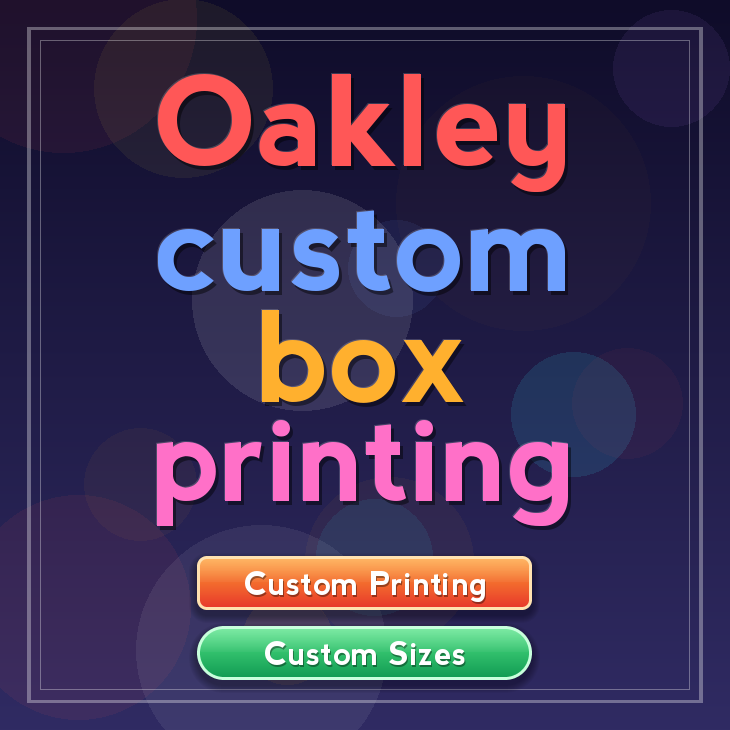 Oakley custom box printing