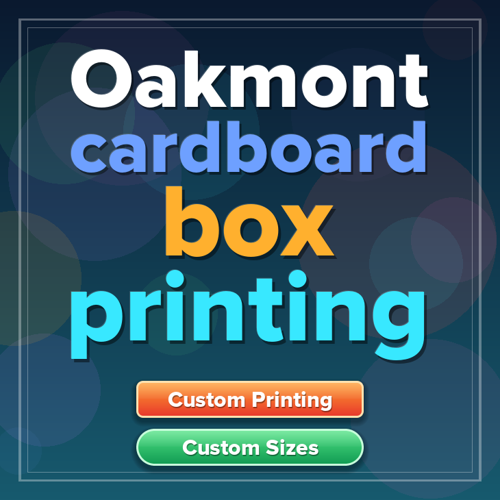 Oakmont cardboard box printing