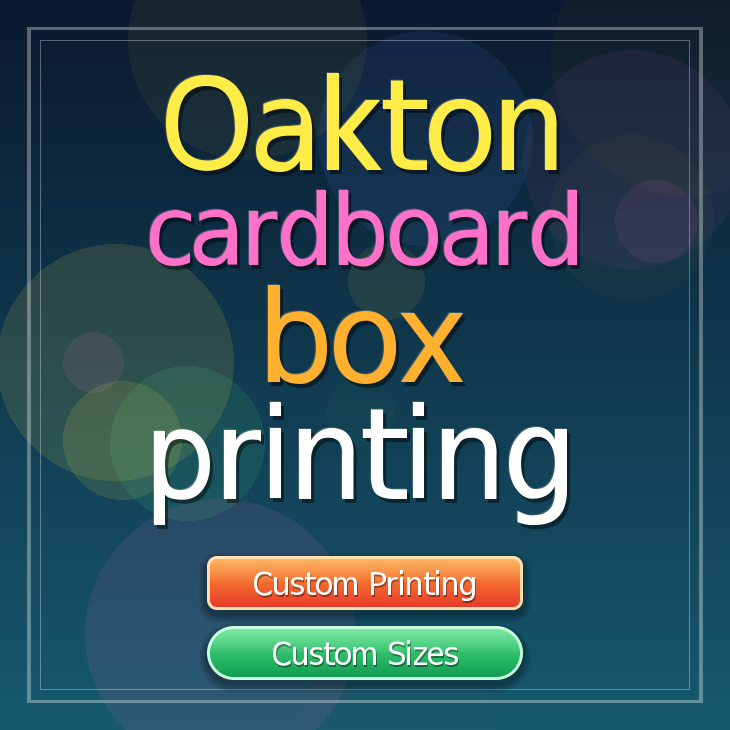 Oakton cardboard box printing