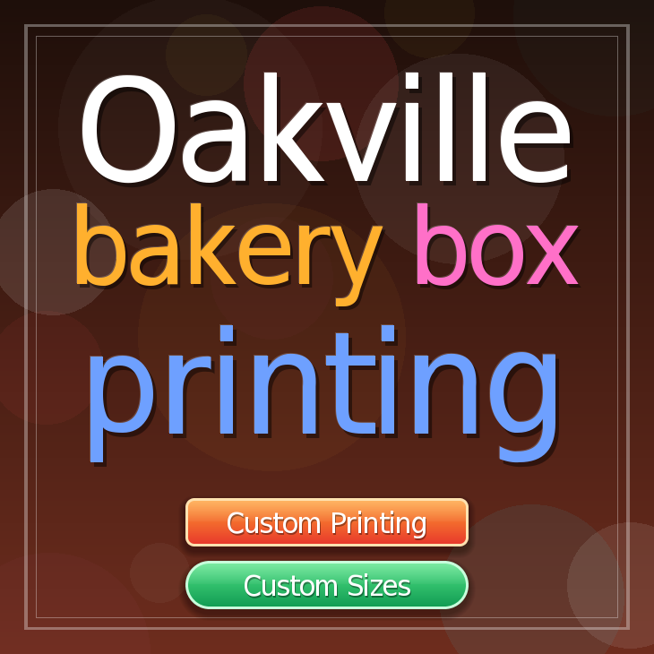 Oakville bakery box printing