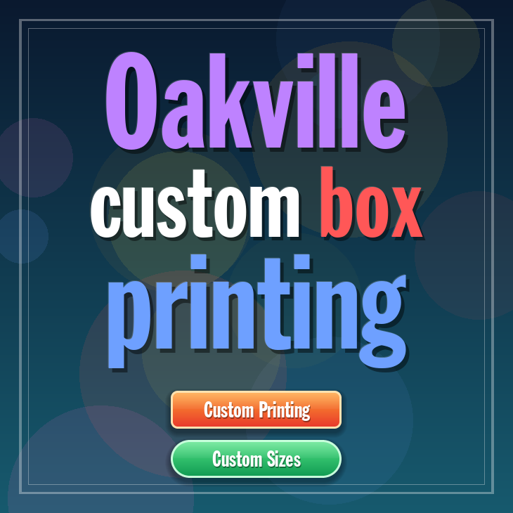 Oakville custom box printing