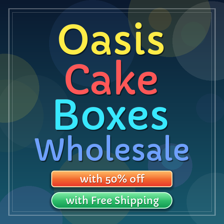 Oasis cake boxes
