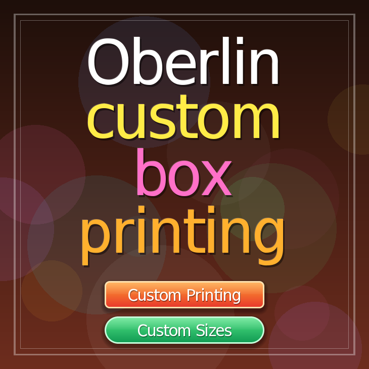 Oberlin custom box printing