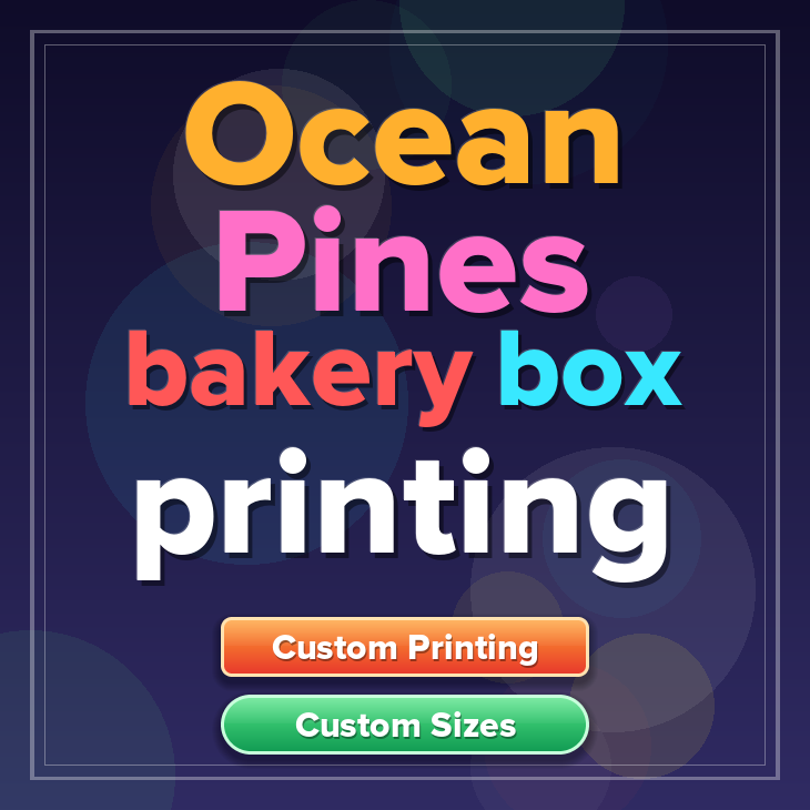 Ocean Pines bakery box printing