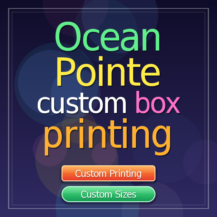 Ocean Pointe custom box printing