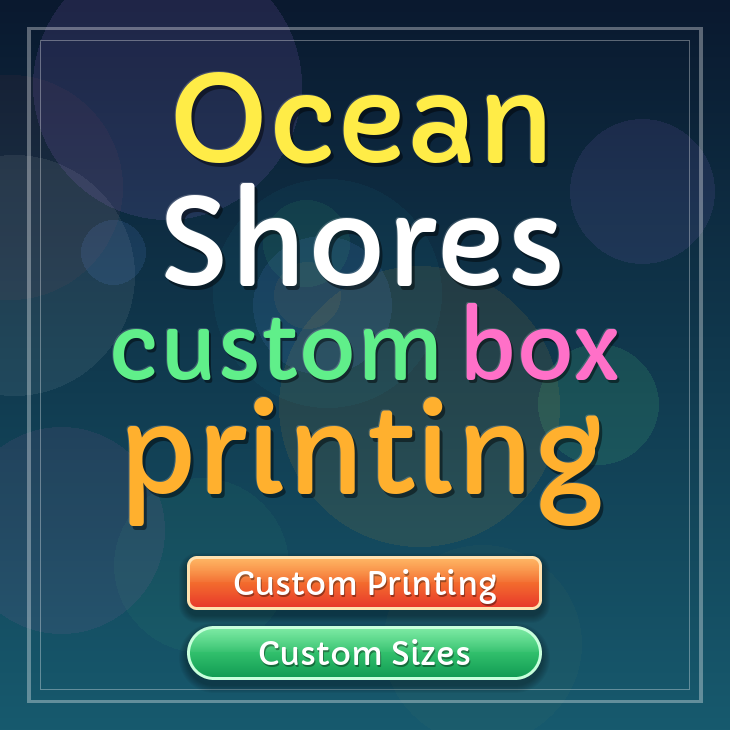 Ocean Shores custom box printing