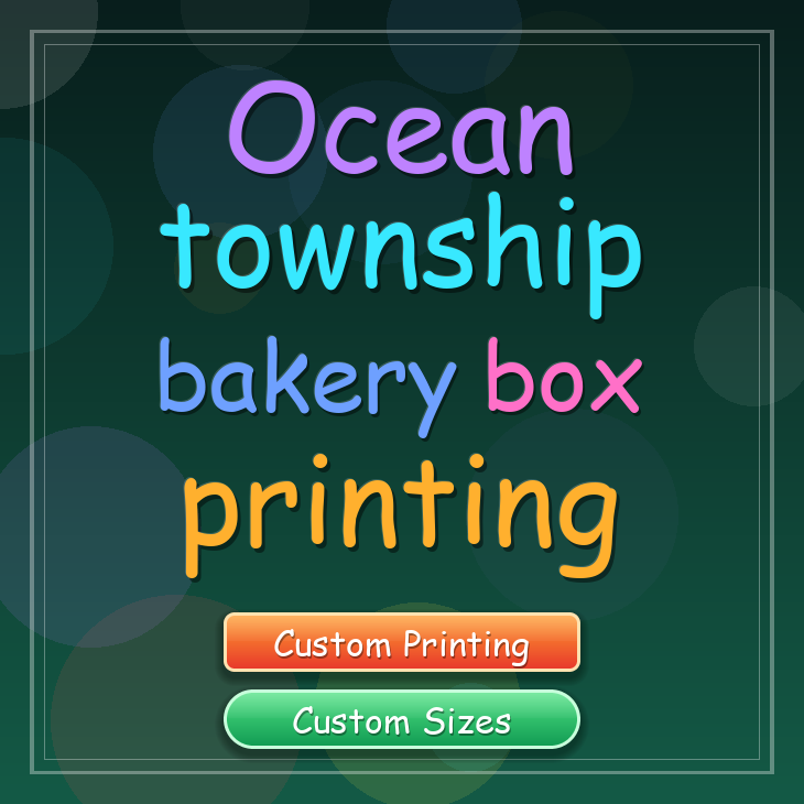 Ocean Township bakery box printing