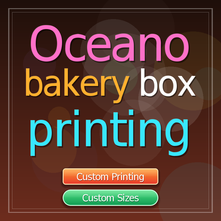 Oceano bakery box printing