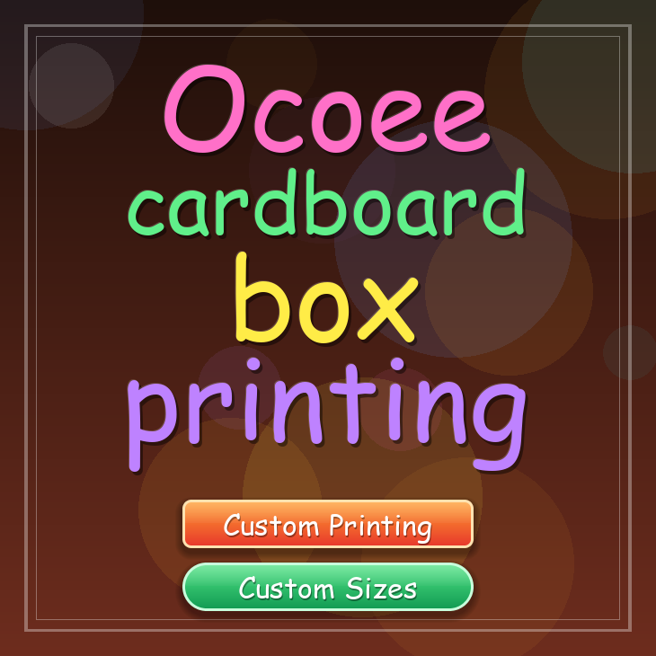 Ocoee cardboard box printing