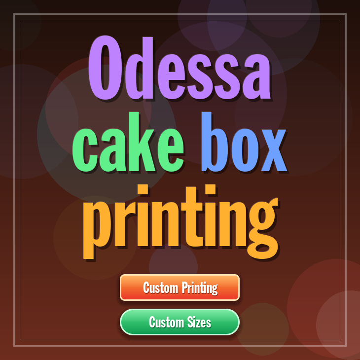 Odessa cake box printing