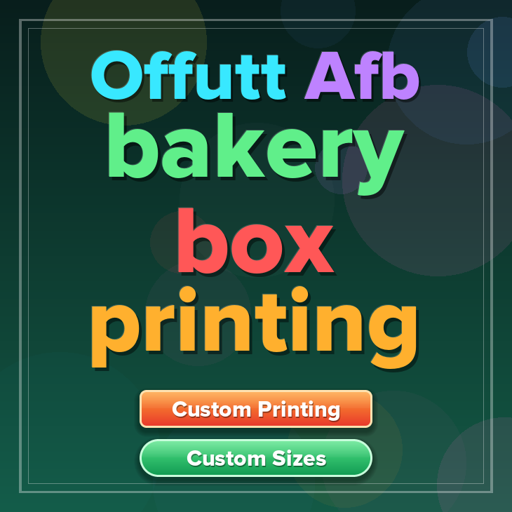 Offutt Afb bakery box printing