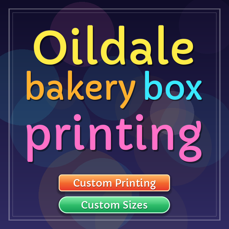 Oildale bakery box printing
