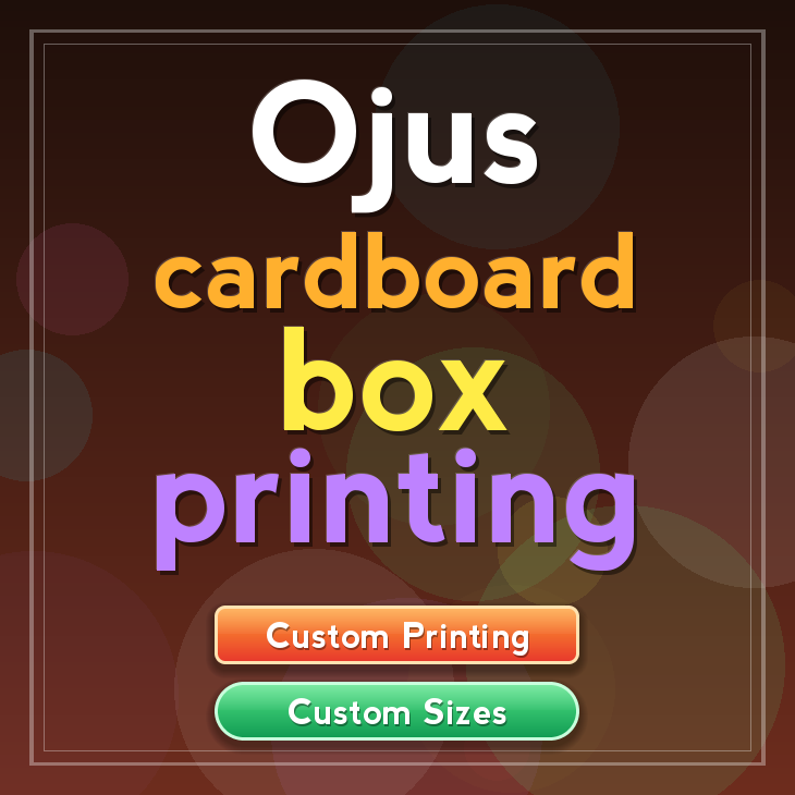 Ojus cardboard box printing