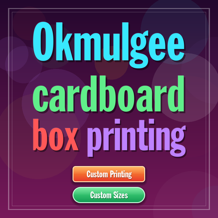 Okmulgee cardboard box printing