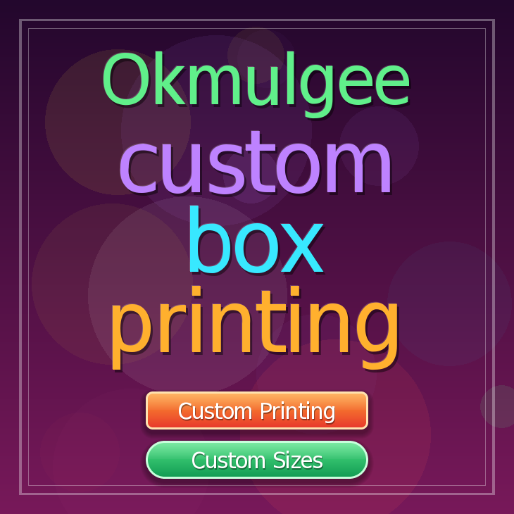 Okmulgee custom box printing