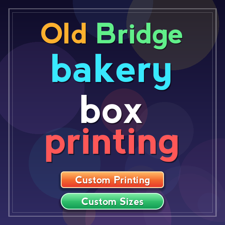 Old Bridge bakery box printing