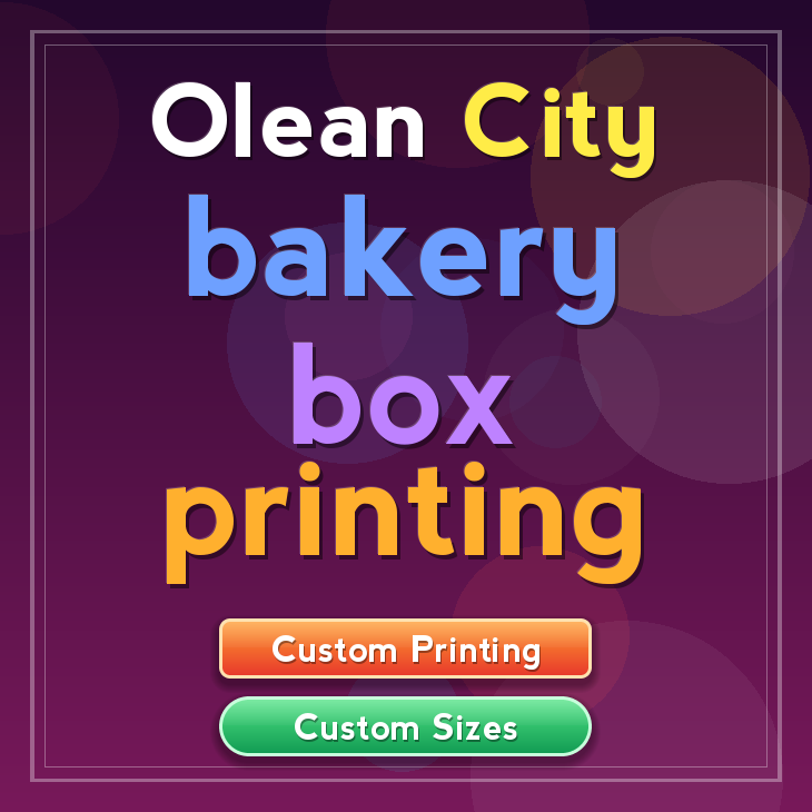 Olean City bakery box printing