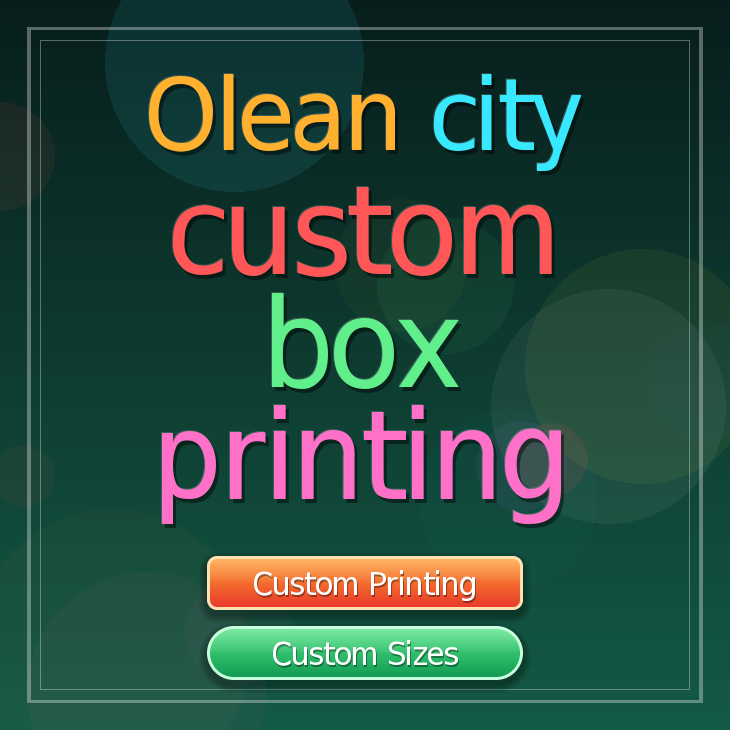 Olean city custom box printing