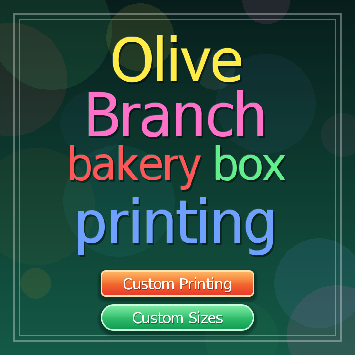 Olive Branch bakery box printing