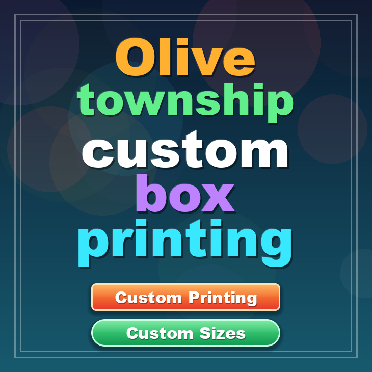 Olive township custom box printing