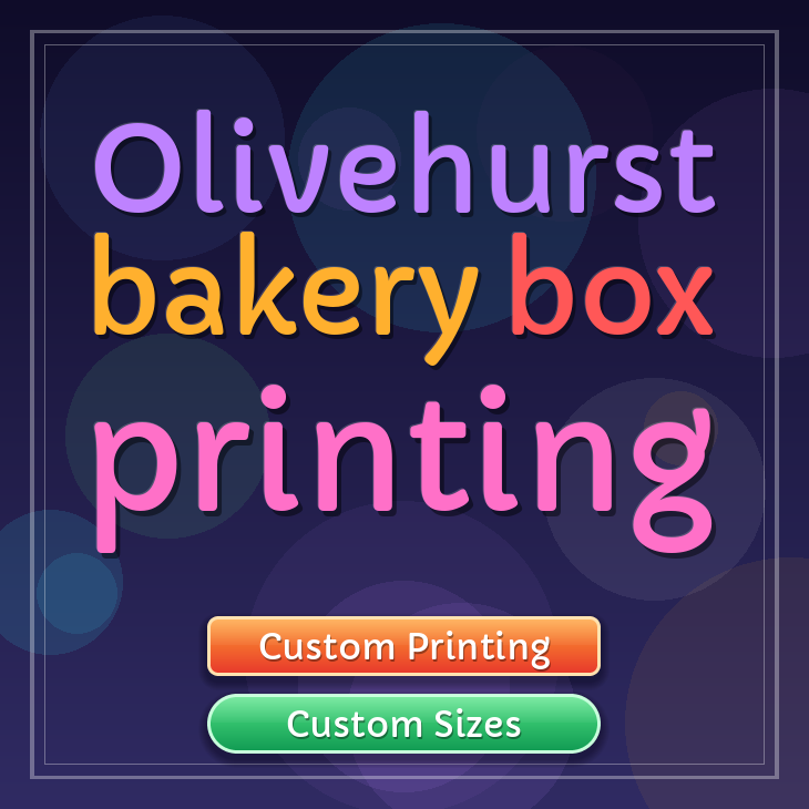 Olivehurst bakery box printing