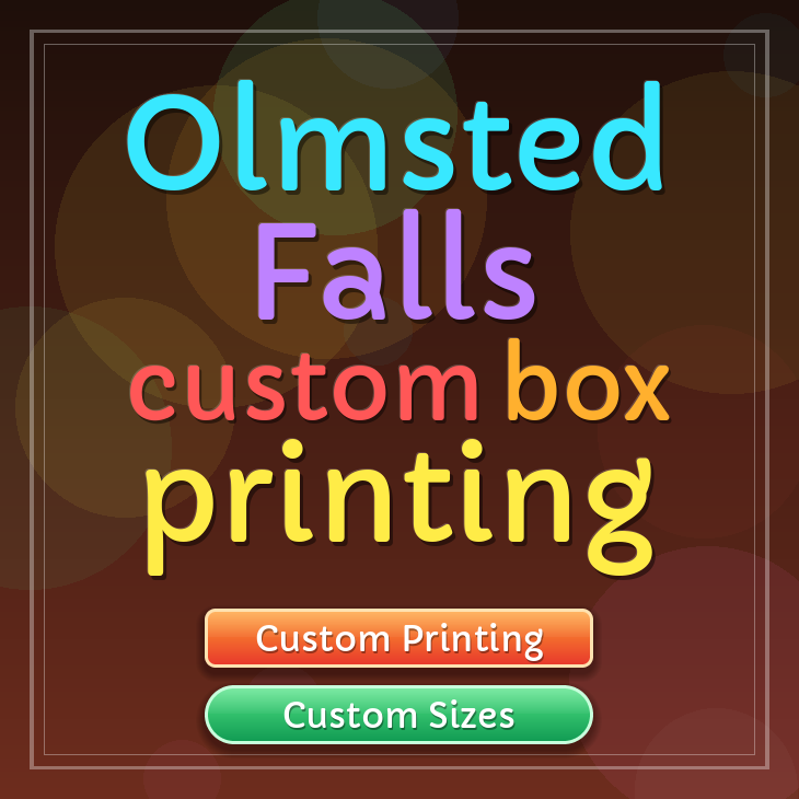 Olmsted Falls custom box printing